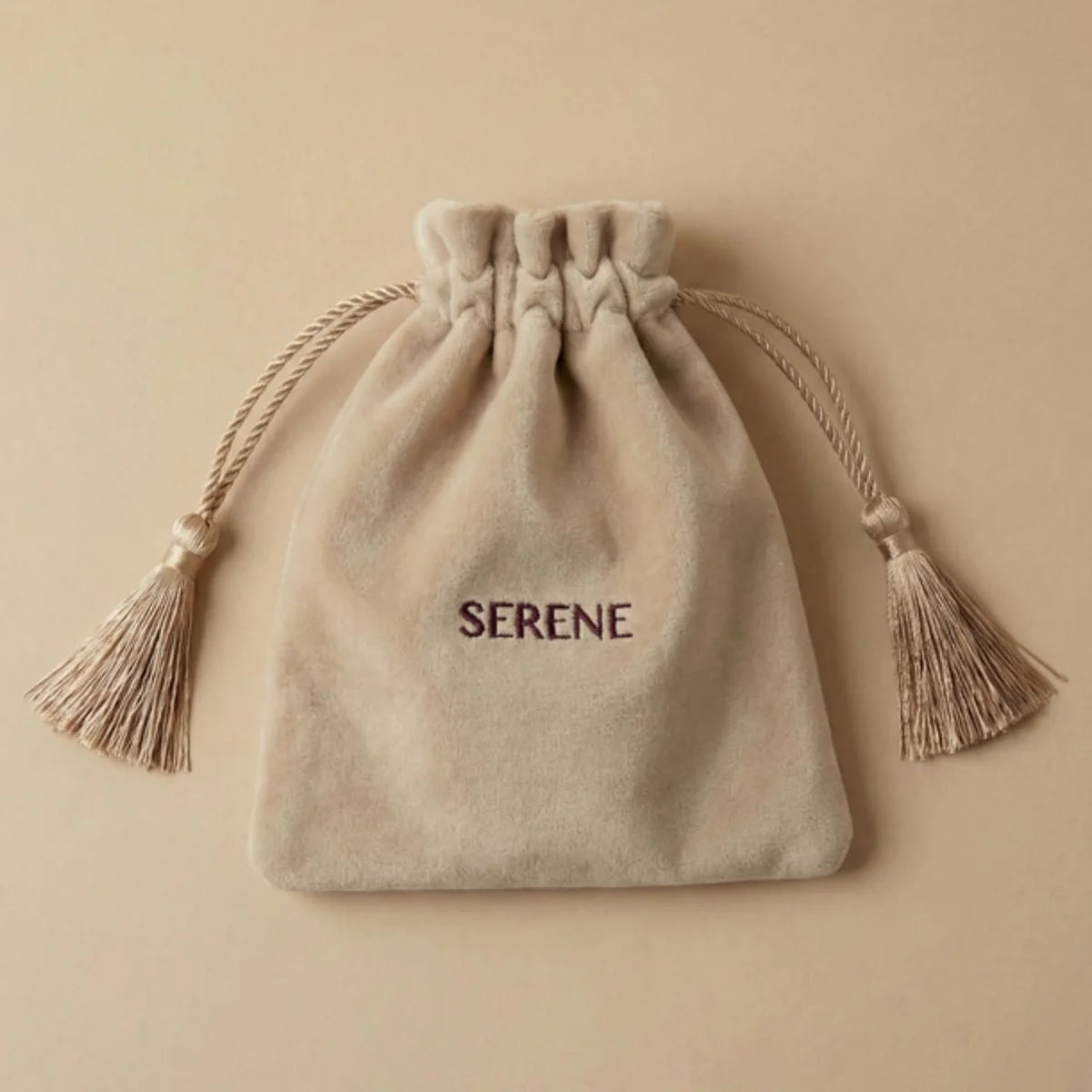 Pochette de rangement en velours SERENE